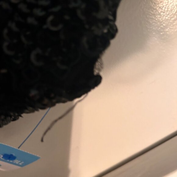 Mark Heister Vintage Sleeveless Hand-Beaded Black Top - Size Medium - Picture 11 of 15